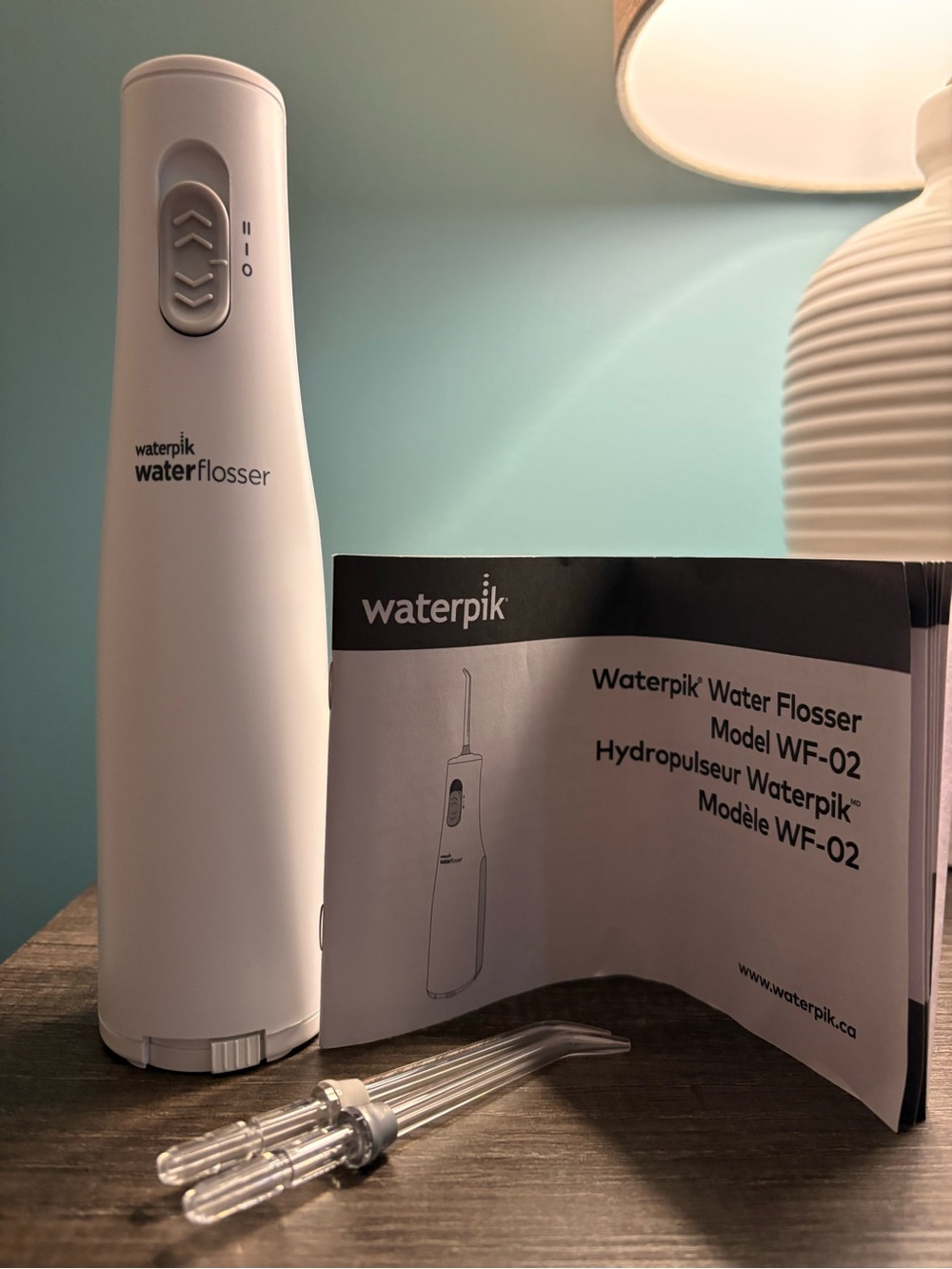 Water Flosser WF-02 Portable Oral Irrigator - White BRAND NEW CORDLESS